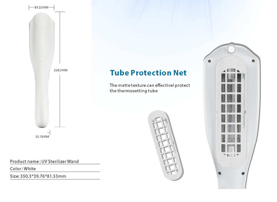 Lampe UV-C de stérilisation de la couleur 6W de désinfection de bâton tenu dans la main UV blanc de stérilisateur
