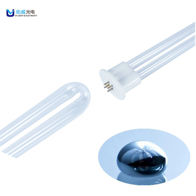 Lampe UV 100w en forme de U de lumière UVC de traitement des eaux usées domestiques