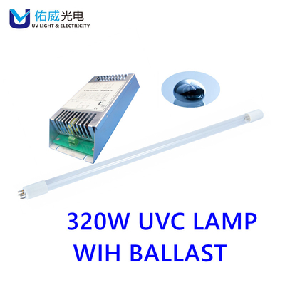 Lumière UVC 320w avec ballast environnement de travail à haute température G13