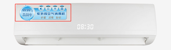 coup portatif de filtre à air d'épurateur d'air de produit de 190W 100m2 sur le mur