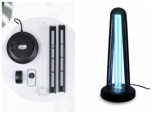 lampe de table UV ultra-violette détachable 38w avec à télécommande