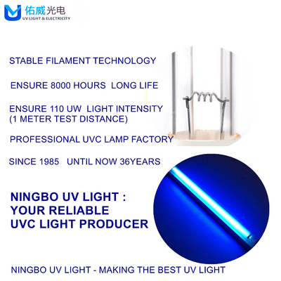 Stérilisation UV UV-C de bâti de mur de stérilisateur de la lampe T8 de la désinfection G13