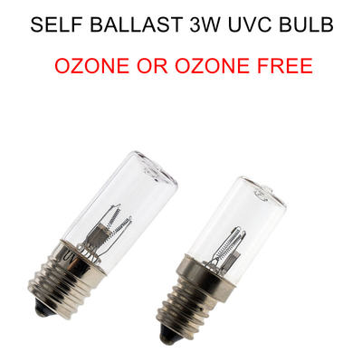 Cabinet UV-C de désinfection de virus de ballast d'individu d'ampoule de l'ozone E14
