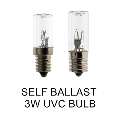 Cabinet UV-C de désinfection de virus de ballast d'individu d'ampoule de l'ozone E14