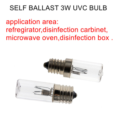 0.29A lampe germicide de l'ampoule 4W d'individu de l'ozone UV UV-C fort de ballast