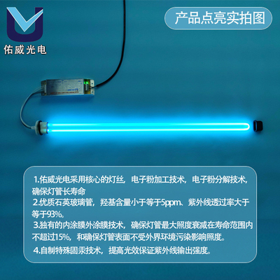 Amalgame industriel LTC24W/2G11 de purification d'odeur de lumière UVC de forme d'U 40w