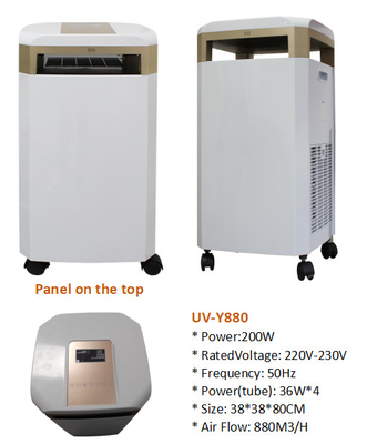 émetteur à rayonnement ultraviolet de l'air 254nm de quartz stérilisateur/200w UV-C d'épurateur