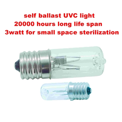 Ampoules germicides 254NM de lumière UV de ZW-S4W pour l'épurateur de distributeur de l'eau
