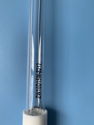 Les tubes de lumière UV de gaz résiduel du quartz 10W 212mm tuent la lampe UV-C de désinfection d'acarides