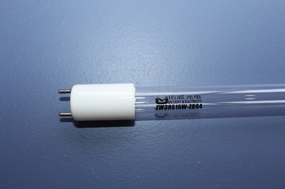 2 tube UV-C de traitement d'eau légère de lampe bactéricide UV de tube du quartz 75W T5 T8 de goupilles