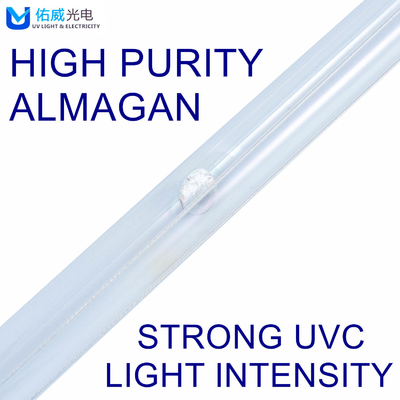 Usine UV de transformation de la viande de lampe de désinfection d'air d'amalgame droit UV-C