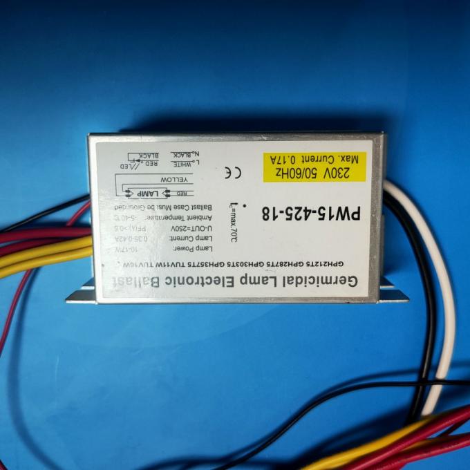 Ballast électronique pour les ballasts électroniques germicides de la lampe 15w de virus de germes de décharge de forte intensité légère légère UV-C de désinfection